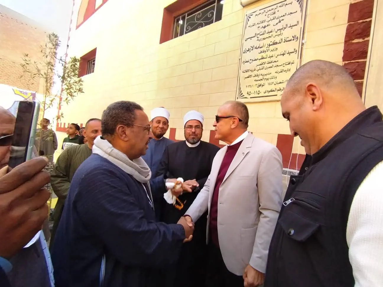 محافظ الأقصر يفتتح المسجد العمري القبلي بالأقالتة بعد إحلاله وتجديده بجهود الأهالي